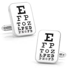 Eye Chart Cufflinks