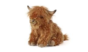 Living Nature Large Highland Cow With Sound An341 Soft Cuddly Stuffed Plush Highland Cow Cute Baby Cow Cow