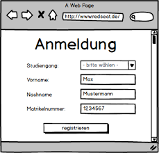Die anmeldung eines gespräches booking a call. Redseat Teilnehmeranmeldung