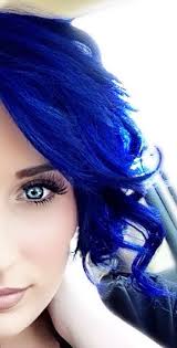 My New Blue Hair Done By Me I Used A Formula Consisting Of