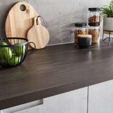 Plan De Travail Stratifie Effet Noyer Sienna Mat L 315 X P 65 Cm Ep 38 Mm Leroy Merlin
