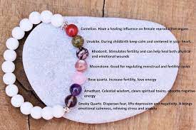 Fertility Bracelet Fertility Crystals Jewelry Fertility Stone Etsy In 2021 Fertility Bracelet Fertility Crystals Moms Bracelet