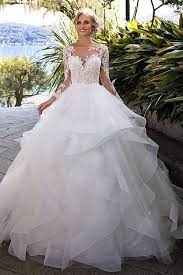 Brautkleider online shop, schneller versand. 2019 Scoop Tull Ballkleid Brautkleider Mit Applikationen Und Perlen Hofzug Us 469 00 Ptph1ks855 Tulleballgown Braut Kleider Hochzeit Armelhochzeitskleider