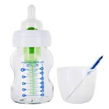 Dr Browns Options Anti Colic Vent System Wide Neck Glass Baby Bottle 150ml Onogo