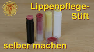 Mit dem restlichen bienenwachs könntet ihr z.b. Lippenpflegestift Lippenbalsam Selber Machen Youtube