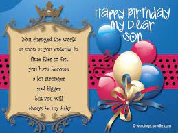 ) you are growing up so fast! 4th Birthday Wishes For Son