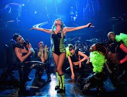Lady Gaga Falls Off Stage During Enigma Las Vegas Residency