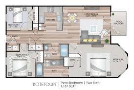 Read 4 bedroom flat floor plan or find other post and pictures about floor plan. Botetourt 3 Bed Apartment The Heritage At Freemason Harbour