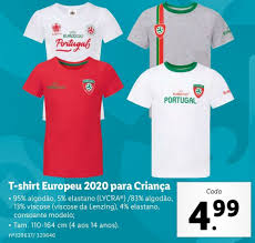 European state of the climate 2020. Promocao T Shirt Europeu 2020 Para Crianca Em Lidl
