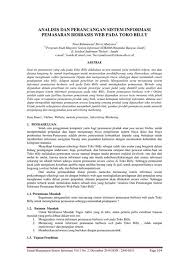 Jurnal internasional manajemen proyek vol. Jurnal Internasiol Sistem Informasi Manajemen Jurnal Internasional Tentang Sistem Informasi Manajemen Analisis Kinerja Produk Sistem Informasi Analisis Kinerja Produk Sistem Foodbloggermania It