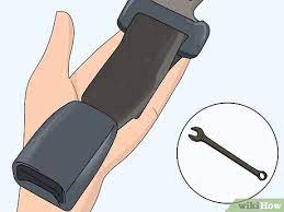 Belt buckle blank with a ridge rock 'n roll images scrapboo. How To Open A Seat Belt Buckle Cover 12 Steps Wikihow