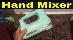 With 8 speeds, the stand mixer will quickly become your kitchen's culinary center as you mix, knead and whip ingredients with ease. Kitchenaid 5 Speed Hand Mixer Review Ice Blue Youtube