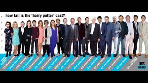 Harry Potter Height Chart Whos The Tallest Actor Youtube