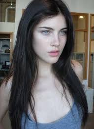 Her Skin Is Darker And Eyes Are Brown Dark Hair Pale Skin Black Hair Pale Skin Hair Pale Skin