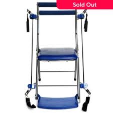 Chair Gym Total Home Gym W Eating Plan Two Instructional Workout Dvds Shophq