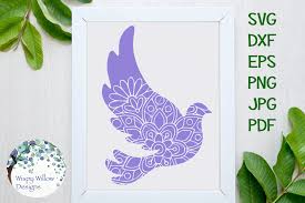 We hope you don't need to use it, but when the need arises, it will come in handy. Dove Mandala Zentangle Graphic By Wispywillowdesigns Creative Fabrica