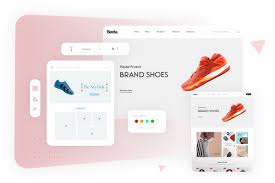 sneaker shoes ecommerce web design
