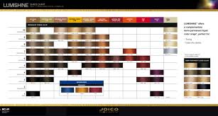 Joico Lumishine Shade Chart Dec 15 Hair Color Shades