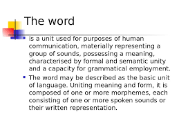 Word origin late middle english: Lecture 2 Word Meaning Word Meaning Is