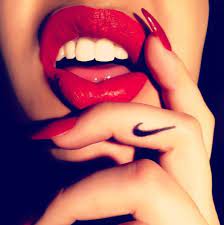 Nike Tattoo Red Finger Tattoo For Women Finger Tattoos Nike Tattoo