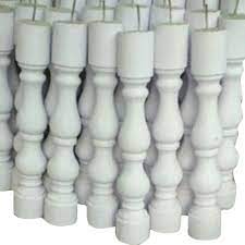 Bottom rail needed to meet code. Round Deck Cement Railing Pillar Bharat Tiles Id 22028043497