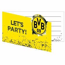 Es tut uns leid, die mitgliedschaft im bvb kidsclub endet automatisch mit vollendung des 14. Bvb Deko Geburtstag Borussia Dortmund Partydeko Versand Partysternchen