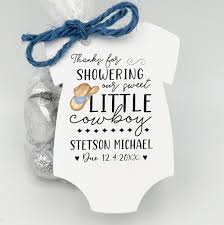 Cowboy Baby Shower & Western Baby Shower Favors