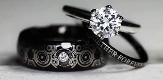 Those Amazing Doctor Who Wedding Ring Sets Have Regenerated And They Look Even Better Mens Wedding Rings Cool Wedding Rings Wedding Rings Sets His And Hers