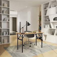 Need Folding Desk For Home Office 39 3 8 Length Modern Folding Table Computer Desk No Install Needed T Modern Folding Tables Desks For Small Spaces Home Desk