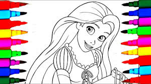 Coloriage ballerina 4 superbes dessins imprimer. Disney For Girls Rapunzel Ballet Princess Coloring Sheet Coloring Pages How To Color Learn Colors Youtube