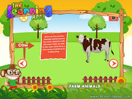 Learn Information And Sounds Of Various Farm Animals Through This Educational App Animals Farm Learn Farmanimals Cow Toddler Facts Kids Ch Art Bikini
