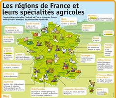 Tinarebou.com) les régions françaises sont au nombre de 18 : 10 Idees De Aop Aoc Carte De France Les Regions De France Gastronomie Francaise