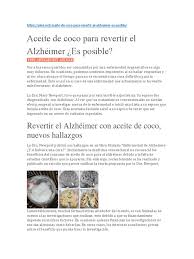 Puede descargar versiones en pdf de la gua, los manuales de usuario y libros electrnicos sobre pdf libro yo puedo dra coco, también se puede . Aceite De Coco Para Revertir El Alzheimer Enfermedad De Alzheimer Petroleo