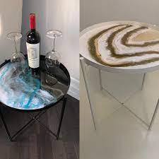 Pin On Tables With Artworks Resin