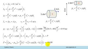 Die bernoullische gleichung lautet für das beispiel eines fallrohrs: Bernoulli Wasserleitung Youtube