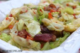 Looking for some menu ideas for easter? Southern Fried Cabbage I Heart Recipes