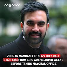 Full Story:  https://news.meaww.com/zohran-mamdani-fires-179-city-hall-staffers-from-eric-adams-admin-weeks-before-taking-mayoral-office?utm_source=meawwcom&utm_medium=photo&utm_campaign=caption