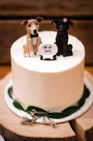 Wedding Ideas For Dog Lovers How To Include Dog In Wedding Theme Dog Cake Topper Dog Wedding Wedding Cake Toppers