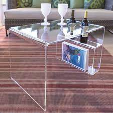 Transparent Perspex Clear Acrylic Coffee Table With Magazine Rack Find Complete Details About Tavolini Arredamento Di Appartamenti Moderni Tavolino Da Caffe