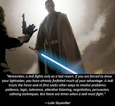 Well, negotiations with a lightsaber. Jedi Patience Quotes Pin On Star Wars Nuff Said Dogtrainingobedienceschool Com