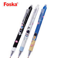 Foska Blue 0.5mm St Tip Cute Erasable Gel Pens for Student Writing