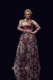 Adele Debuts Music Video For New Single Send My Love To Your New Lover Floral Chiffon Maxi Dress Adele Dress Fashion