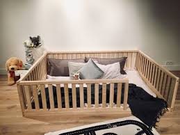 Full Double Montessori Toddler Beds Frame Bed Wood Kids Baby Bed Nursery Bed Platform Bed Childr Toddler Bed Frame Montessori Toddler Bedding Kids Bed Frames