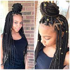 Braids W Triangle Parts Hair Styles Triangle Braids Braids For Black Hair