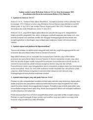 Pemberi maklumat yang bertindak dengan niat baik dilindungi di bawah akta perlindungan pemberi maklumat 2010 (akta 711), berkuat kuasa 15 disember 2010. Akta Perlindungan Pemberi Maklumat 2010