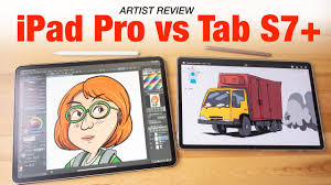 Ipad Pro Vs Tab S7 Artist Review Youtube