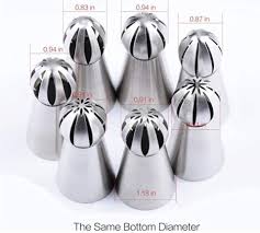 Russian Spherical Ball Nozzle In 2020 Cake Decorating Piping Icing Nozzles Cake Decorating Techniques