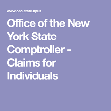 Office Of The New York State Comptroller Claims For Individuals New York State Individuality Unclaimed Funds