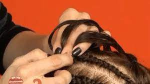 This is where a braid turns into a cornrow, and this is what attaches the braid to the scalp. Step 2 Of 3 Creating Basic Scalp Braids Cornrows Doctoredlocks Com Youtube