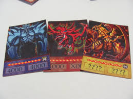 Want official card art for printing your own copies of existing cards? Yugioh Anime Style Orica Egyptian God Cards Slifer The Sky Etsy